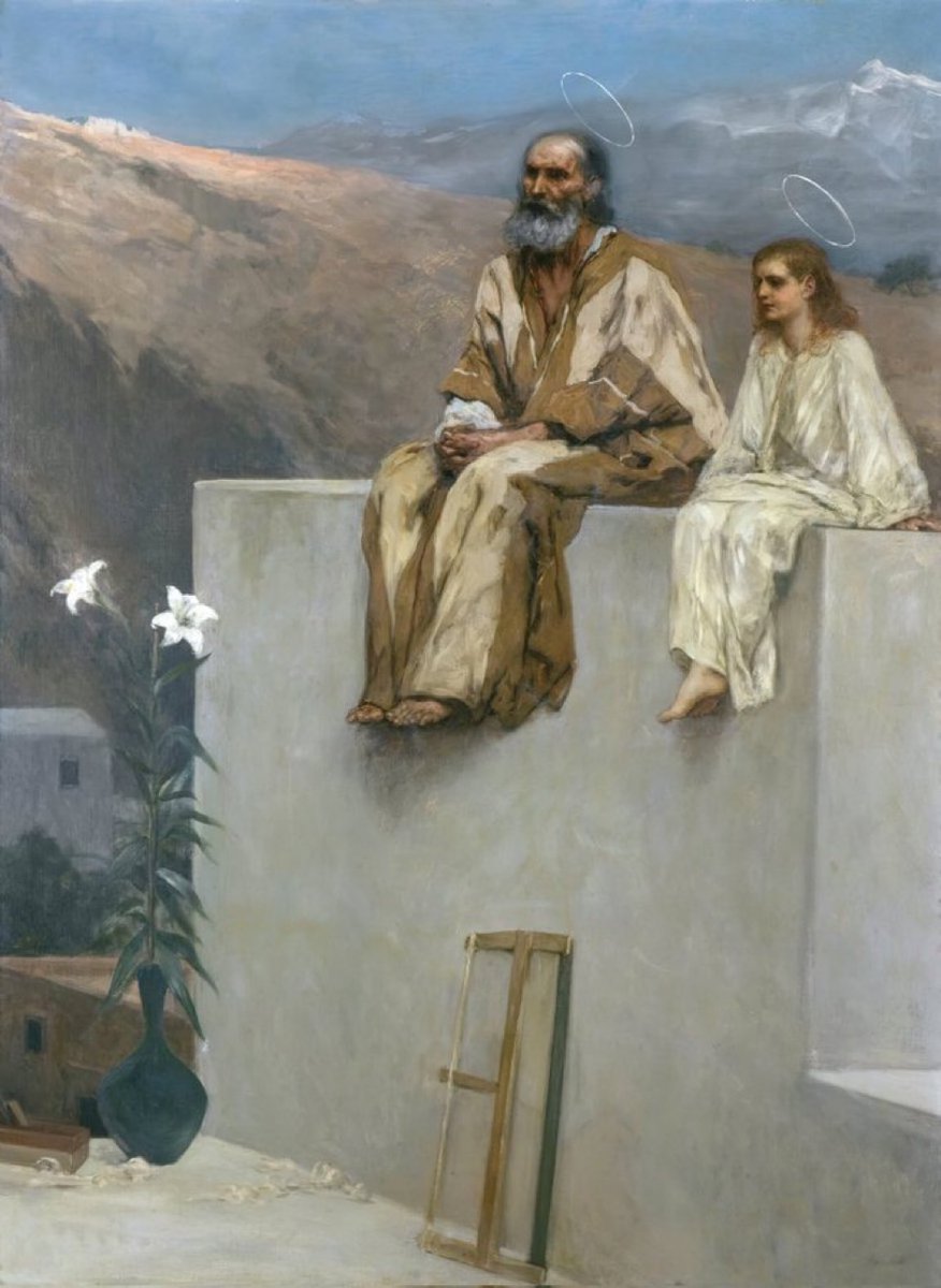 San José no es padre adoptivo de Jesús, se le llama padre putativo (es considerado como tal sin serlo naturalmente).

San Francisco de Sales contaba como San José es por derecho, el verdadero padre de Jesús.

Lo enlazaba el Salmo 91,13: “el justo florecerá como la palmera”. Las