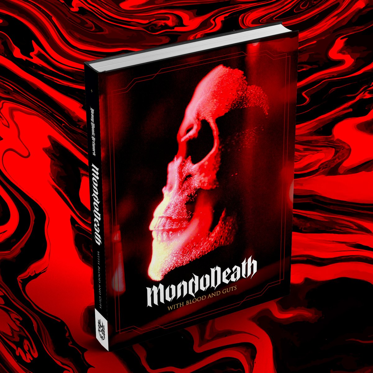 We are happy to announce the launch of the pre-order of the next chapter in the Heavy Music Artwork Mondo saga. Mondo Death: With Blood and Guts dives even deeper into the sonic chaos, artistic power, and existential intensity that define death metal. This volume explores the raw