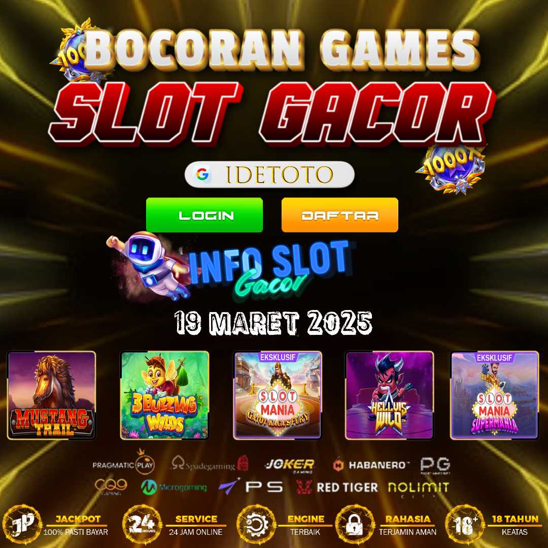 Indtogel88's tweet photo. IDETOTO Bocoran Games Slot Gacor Hari Ini Daftar Via Bank Aladin

Berikut adalah beberapa daftar games slot terbaik yang sangat populer saat ini:

1. Mustang Trail
2. 3 Buzzing Wilds
3. Slot Mania Gatot Kaca's Fury
4. Hellvis Wild
5. Slot Mania SUPERMANIA https://t.co/gR8w14k2Lw