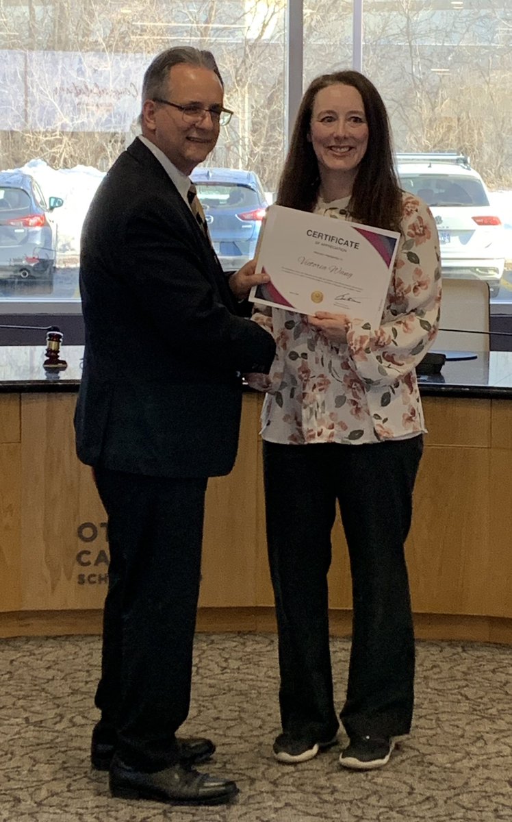 St Bernadette OCSB (@bernadetteocsb) on Twitter photo A big congratulations to our Math Learning Partner, Victoria Wang on her nomination for the Director of Education Commendation presented by Director Tom DβAmico. We love talking all things Math with Mrs Wang! <a href="/vwang001/">Victoria Wang</a> <a href="/TDOttawa/">Dr. Tom D'Amico</a> A big congratulations to our Math Learning Partner, Victoria Wang on her nomination for the Director of Education Commendation presented by Director Tom DβAmico. We love talking all things Math with Mrs Wang! <a href="/vwang001/">Victoria Wang</a> <a href="/TDOttawa/">Dr. Tom D'Amico</a>