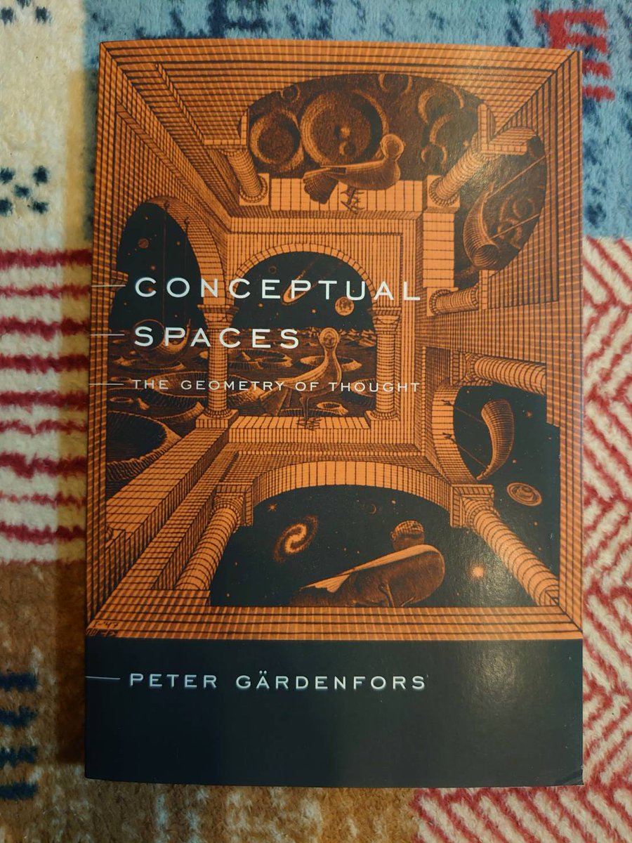 Interesting book

"Conceptual spaces: The geometry of thought"

followed by a book

"The geometry of meaning: Semantics based on conceptual spaces"