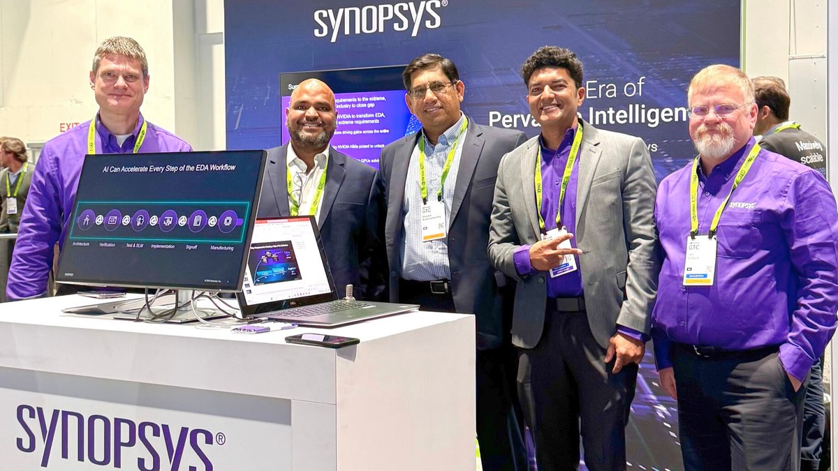 There have been a lot of exciting moments coming out of #GTC25, both from the keynote stage and from our team at Booth 222.

Why was <a href="/nvidia/">NVIDIA</a> showcasing our EDA performance results? Find out in today's #Blackwell announcement: bit.ly/42dNBPd