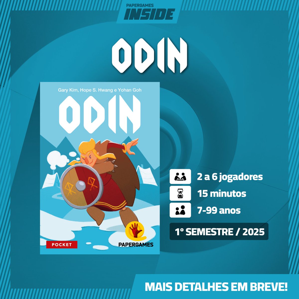 Vem aí 👉 Odin

Mergulhe no mundo dos Vikings e prove seu valor nas batalhas estratégicas de Odin! 🛡️⚔️

Odin venceu nada mais nada menos que o prêmio de Jogo do Ano, pela renomada premiação francesa de jogos As d’Or. 🏆 Incrível, né?

Acesse e veja mais: papergames.com.br/inside