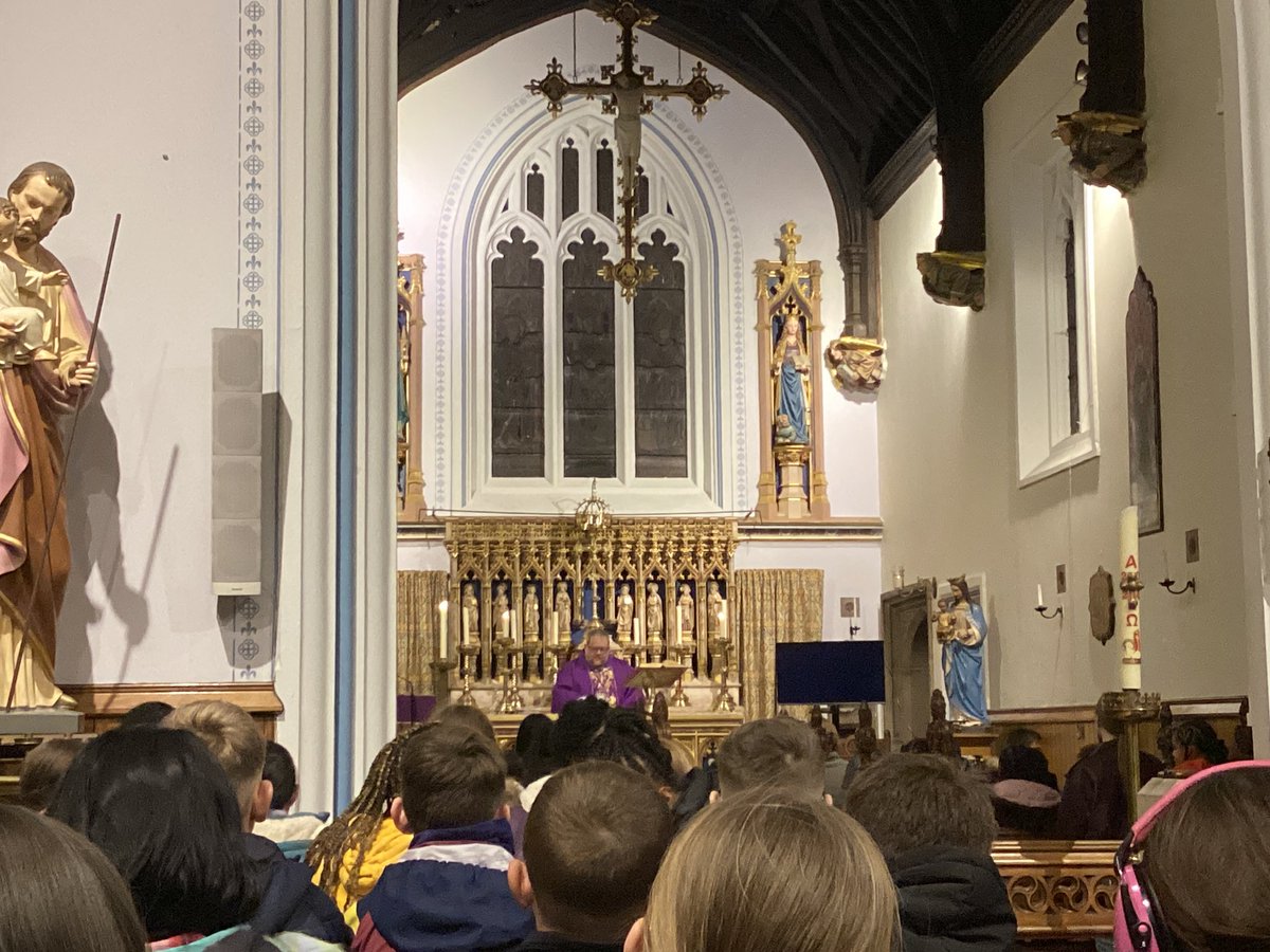 Year 5 are all tucked up in bed after a busy day making memories with their friends. It was lovely to spend the last part of our evening celebrating Mass together with Fr Chris.
