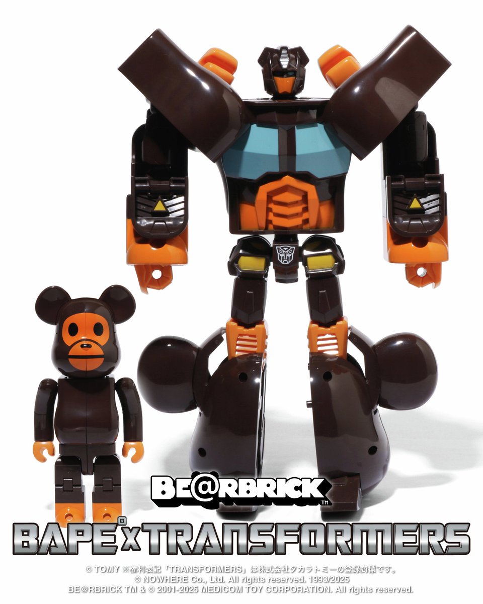JustFreshKicks's tweet image. BAPE x BE@RBRICK x TRANSFORMERS (2025) 🤖
