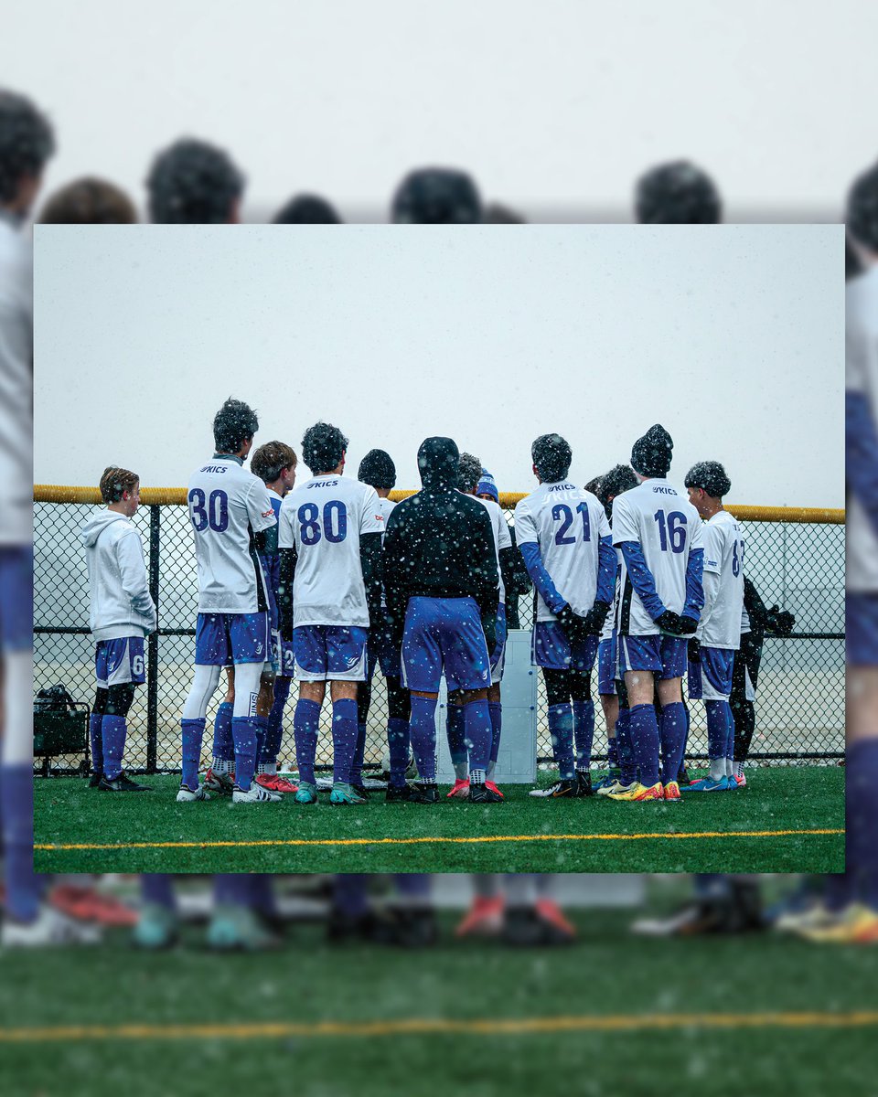 Mother Nature must have missed the memo that spring season is here! ❄️⚽️