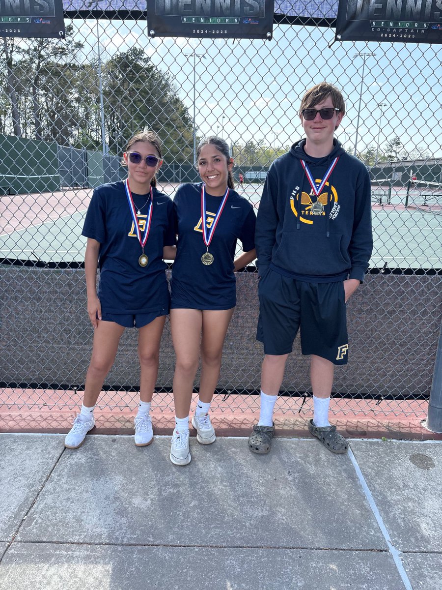 The athletes have been working so hard all year and it is showing! Our mixed doubles and one of our girls singles earned a medal today at the Humble Freshman tournament. We had others fight hard and get all the way to the semi finals! I am super proud of everyone!