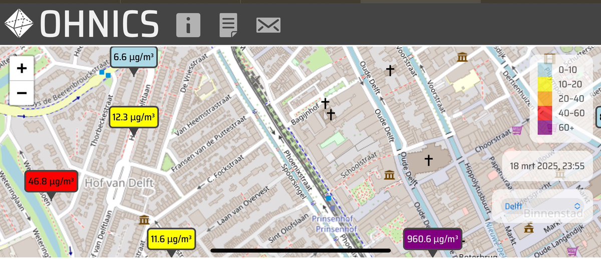 Grote brand in Nieuwstraat Delft