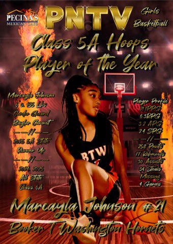 POY Marcayla Johnson! Congratulations
