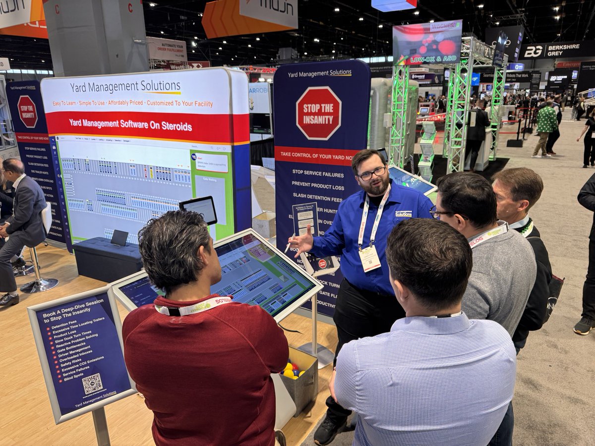 The YMS team is at ProMat debuting our latest innovation: Eagle Vision OCR gate technology! Swing by booth N6237 to see it in action this week!