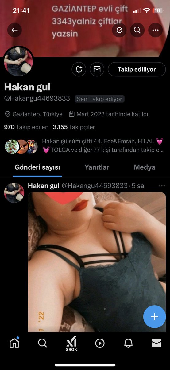 Başkalarına ait resimleri paylaşıyor itibar etmeyin tek erkek dir.