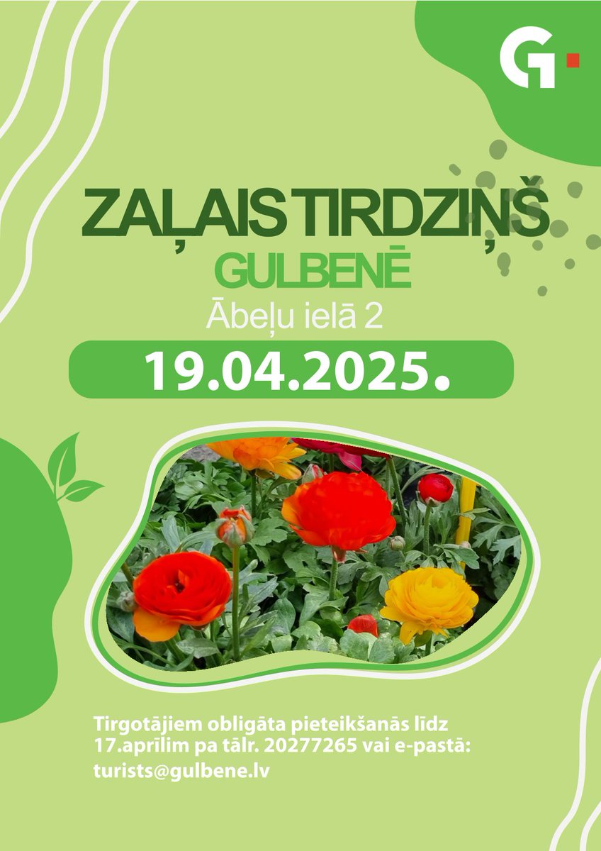 Pavasara krāšņums un vietējo labumu garša lielajā stādu gadatirgū Gulbenē – 19.aprīlī. Vairāk info: visitgulbene.lv/lv/jaunumi/pav…