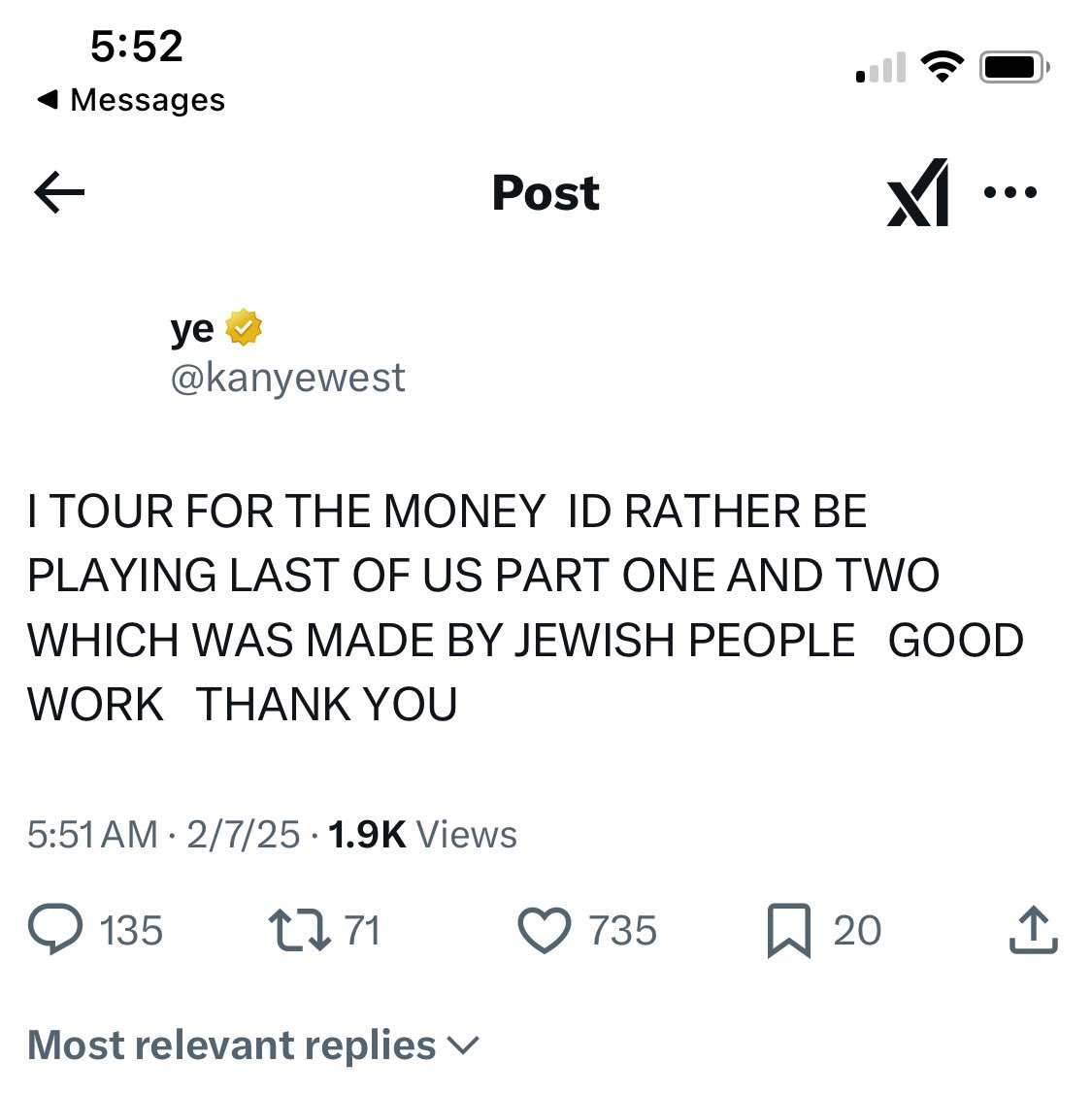 KxdeSp's tweet photo. @kanyewest These were definitely the funniest ones sir https://t.co/wMa0PSWU8r