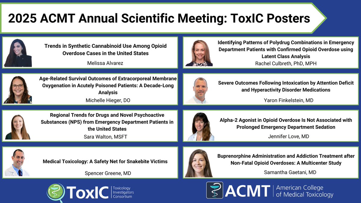 ToxICACMT's tweet image. 🚨15 DAYS UNTIL #ACMT2025 🚨ToxIC is counting down the days until we share our latest medical toxicology research in beautiful Vancouver! Be sure to visit the #ACMT2025 daily poster sessions to learn more about the newest ToxIC findings. See you there!