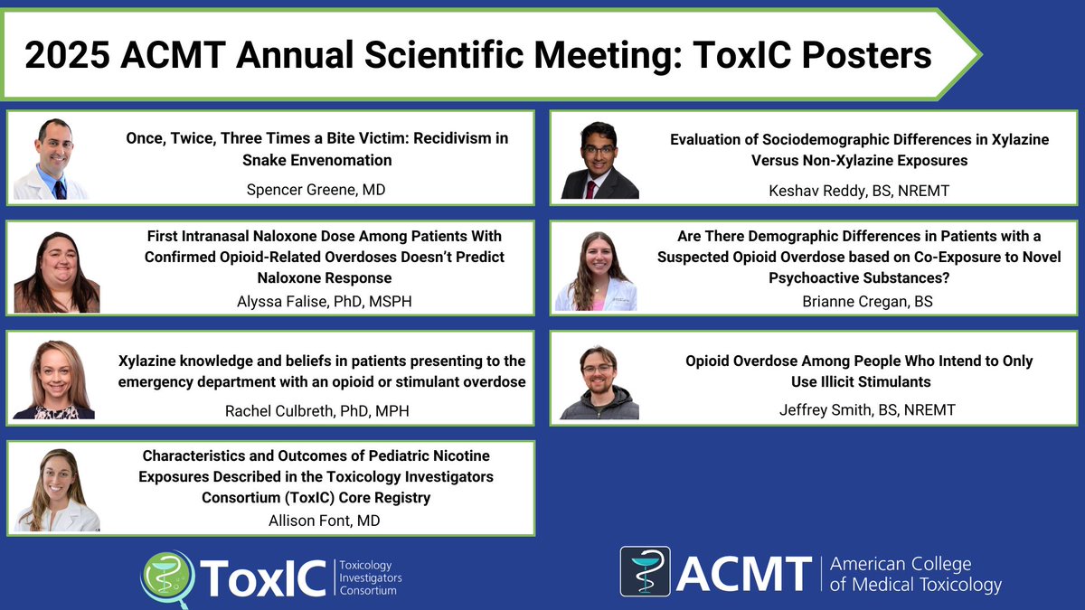 ToxICACMT's tweet image. 🚨15 DAYS UNTIL #ACMT2025 🚨ToxIC is counting down the days until we share our latest medical toxicology research in beautiful Vancouver! Be sure to visit the #ACMT2025 daily poster sessions to learn more about the newest ToxIC findings. See you there!