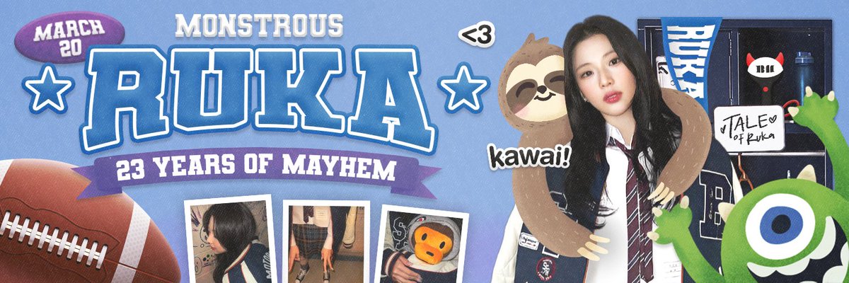 TaleOfRuka's tweet image. ᅠ
⦅ bingkai.in/ruka-day ⦆ To celebrate 23 years of mayhem with our beloved Ruka, a twibbon crafted with monstrous love is here! Wear it like a badge of pride and let’s paint the town with roars of devotion!
ᅠ