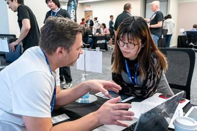 Employer registration is open (and extended!) for our Career Fair — now with flexible scheduling. Are you looking to hire game designers, artists, producers, or programmers? Join us to connect with up-and-coming #gamedev talent on 4/10. conta.cc/4isUQZ3 

#careersingames
