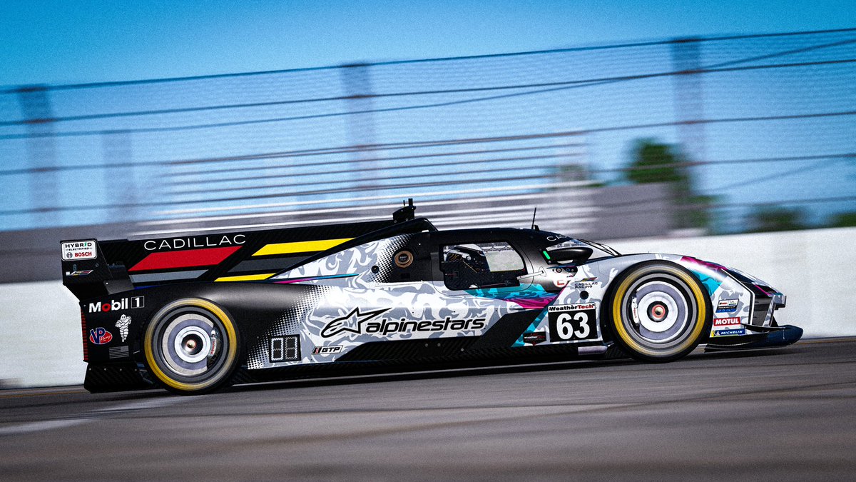 Kaguya_Designs's tweet photo. Getting ready for Sebring! Car is 90% painted, let’s hope BoP is kind https://t.co/ut16ZlXWUo