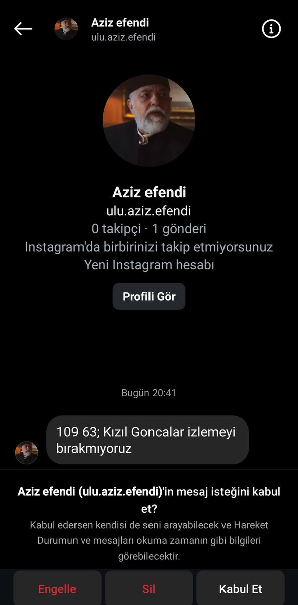 loniss_gunes's tweet photo. Dm istek kutumda b��yle bir şeyle karşılaştım QÜZÖSİXÖDÖDL #KızılGonacalar https://t.co/FTUiG32kuZ