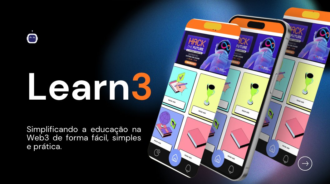 04 - Learn3

📃O projeto capacita novos talentos em Web3 no Brasil por meio de uma plataforma gamificada e tokenizada, oferecendo aprendizado acessível, certificação NFT e incentivos financeiros. 

A iniciativa prepara profissionais para o mercado e conecta empresas a uma força