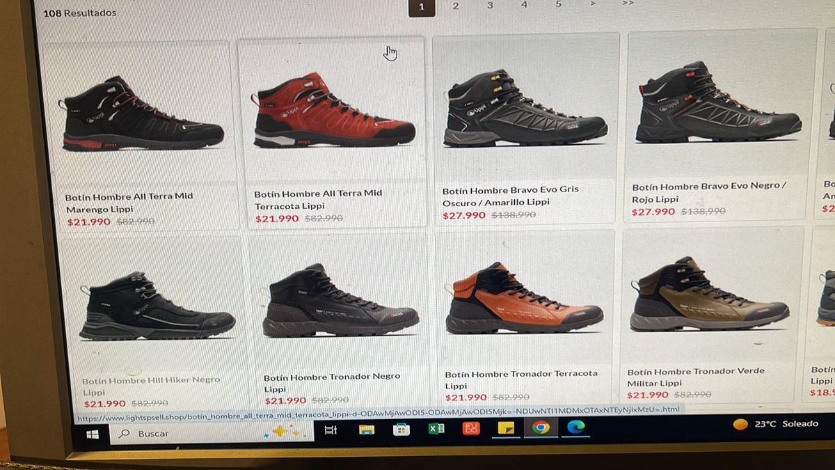 Alguien conoce la veracidad de esa página ? Venden zapatos lippi a un precio muy rebajado 

#chile #sernac #santiago