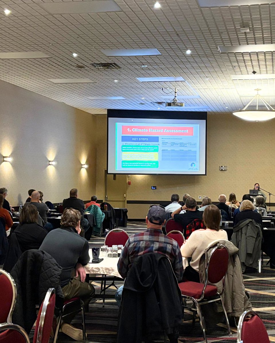 It’s a full house today at our Climate Resilience &amp; Adaptation Plans Workshop in Brandon! Municipal leaders, watershed reps, and emergency coordinators from across Manitoba are sharing strategies, tools, and funding ideas to build stronger, climate-resilient communities. 🌱🌎