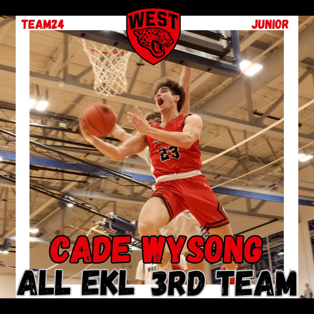 BVW Boys Basketball (@bvwestboysbball) on Twitter photo Individual recognition is a product of team success. Congrats to <a href="/CadeWysong/">Cade Wysong</a> for making All-EKL 3rd Team.
#TEAM24 Individual recognition is a product of team success. Congrats to <a href="/CadeWysong/">Cade Wysong</a> for making All-EKL 3rd Team.
#TEAM24