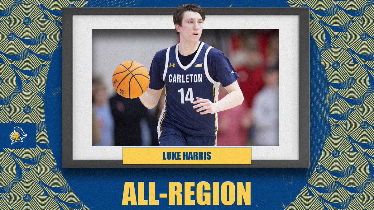 Carleton Knights (@carletonknights) on Twitter photo For the 2nd time in as many years, <a href="/carletonmbball/">Carleton Men’s Basketball</a> guard Luke Harris earned All-District/All-Region recognition from both the NABC and <a href="/d3hoops/">D3hoops/Patrick Coleman</a>!
Release: ow.ly/gjzk50Vka4m
#HailTheMaizeAndBlue
#d3hoops For the 2nd time in as many years, <a href="/carletonmbball/">Carleton Men’s Basketball</a> guard Luke Harris earned All-District/All-Region recognition from both the NABC and <a href="/d3hoops/">D3hoops/Patrick Coleman</a>!
Release: ow.ly/gjzk50Vka4m
#HailTheMaizeAndBlue
#d3hoops