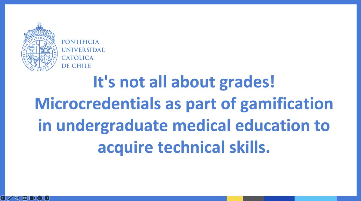 Julian Varas (@julianvarascom) on Twitter photo today at <a href="/UCSFSurgery/">UCSF Surgery</a> <a href="/UCSFSkillsLab/">UCSF Surgical Skills Center</a> #UCSFEscape
•Do traditional grading systems truly reflect students' clinical skills?
•Howcan we effectively teach and certify psychomotor skills at a large scale?
•Coulddigital micro-credentials improve students' motivation, participation, today at <a href="/UCSFSurgery/">UCSF Surgery</a> <a href="/UCSFSkillsLab/">UCSF Surgical Skills Center</a> #UCSFEscape
•Do traditional grading systems truly reflect students' clinical skills?
•Howcan we effectively teach and certify psychomotor skills at a large scale?
•Coulddigital micro-credentials improve students' motivation, participation,