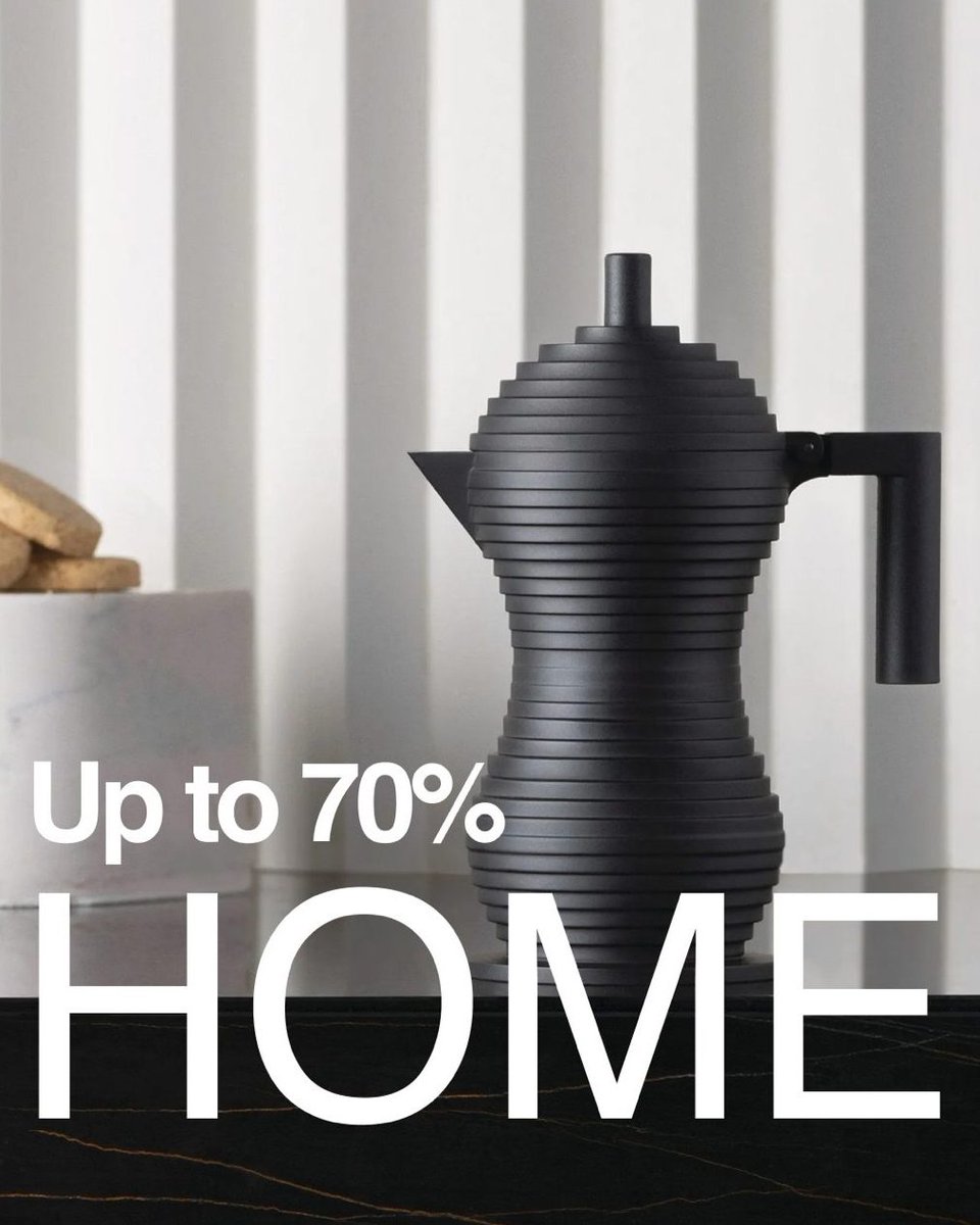 Italist Home Selection – Up to 70% OFF! 🏡

Brew in style with the Alessi Pulcina Caffettiera—a perfect fusion of design and function. 

Link: italist.visitlink.me/GMthbr

#ItalistHome #LuxuryHome #alessi