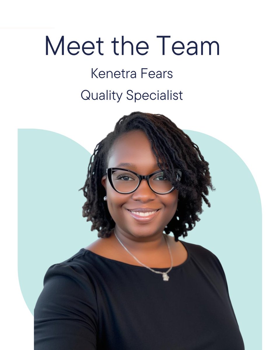 Meet the Team: Kenetra Fears, our quality specialist. 🤝 We asked her what her best career advice would be and this is what she said: 

"Strong communication is the foundation of professional growth. Be clear, confident, and intentional in how you express yourself — whether