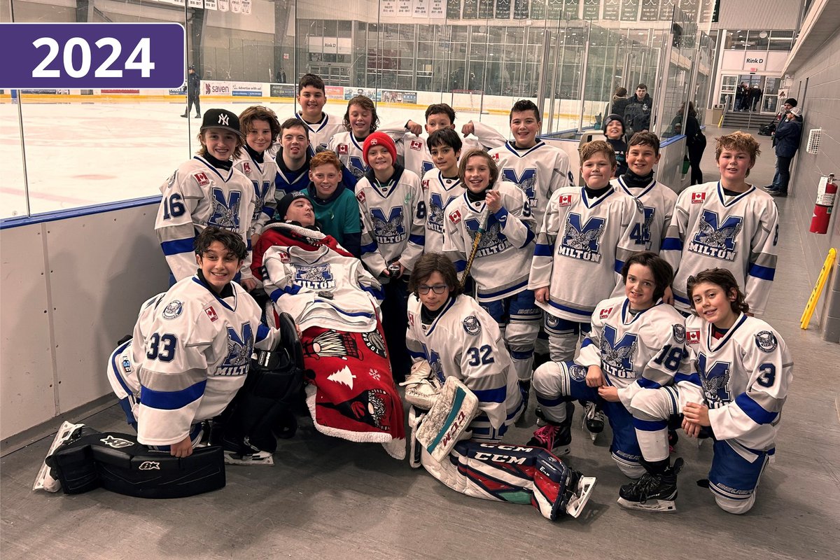 The Milton Winterhawks hockey team played for more than just a game—they played for Meric, who fought a long battle with Batten disease. 💜 They rallied their community to raise $1,400 for Starlight, helping provide other sick kids with the same comfort we gave to Meric. 💫