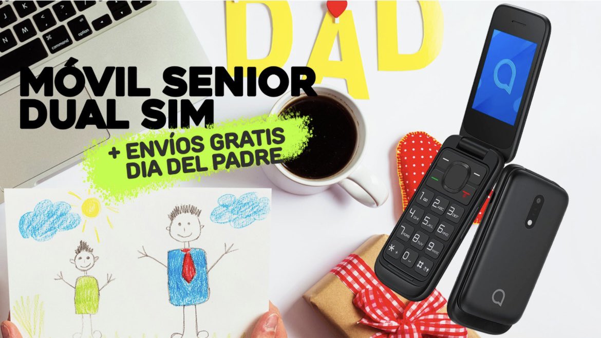 💥 IDEAS DIA DEL PADRE‼️
#Oferta #DiaDelPadre #LíderesEnReparación #ConTotalGarantía

MÓVIL SENIOR ALCATEL mecanickphone.com/#!/M%C3%93VIL-…
