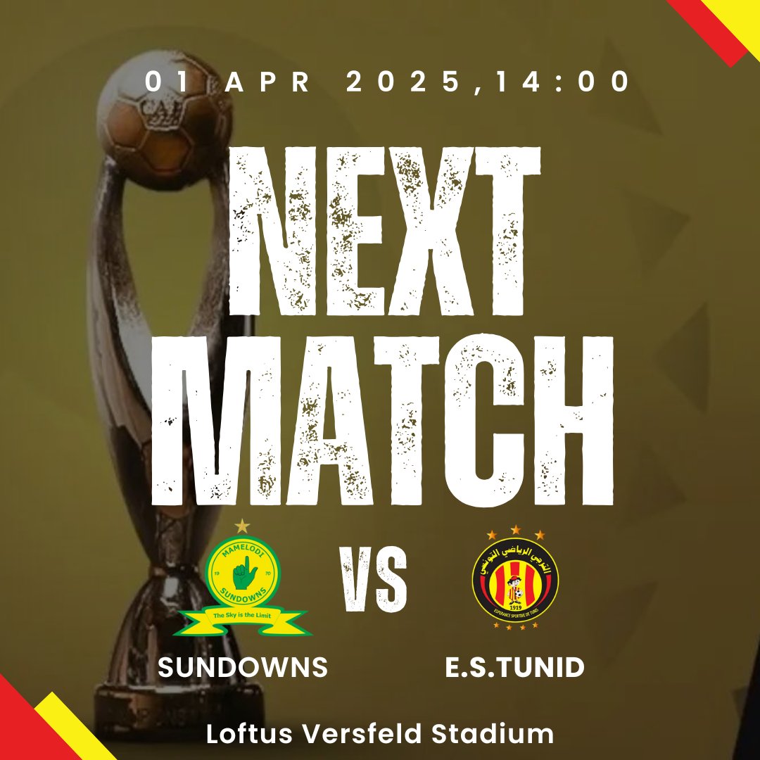 CSO_1919's tweet photo. 🔴 NEXT MATCH 🟡
🏆 1/4 Final #TotalEnergiesCAFCL
🏟️ Loftus Versfeld Stadium ,📍Pretoria 🇿🇦
🆚 Mamelodi Sundowns 🇿🇦
⌚️ 14h00🇹🇳 / 14h00🇫🇷 / 09h00 🇨🇦 ( Montreal )
📺 @beINSPORTS
#MSCFEST | #TotalEnergiesCAFCL
#CSO1919 https://t.co/8DTE4nT69C