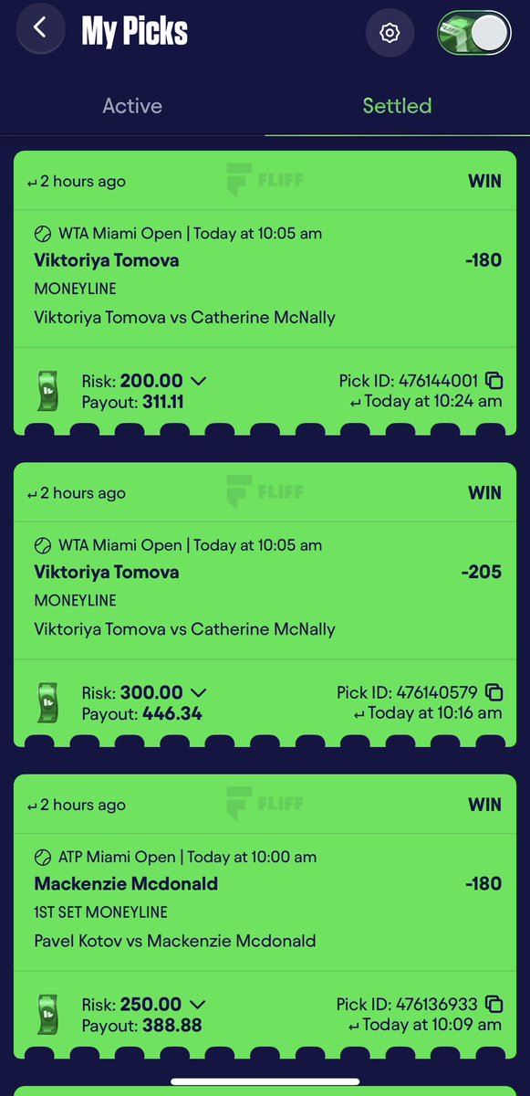 Dee_rose901's tweet image. Just turned $500 into $5,000 off Fliff LIVE Betting 😮‍💨😈🔥✅

Up $4,500 to start the day 🤝

50% OFF VIP: dubclub.win/r/p/pri-5y2sy/…