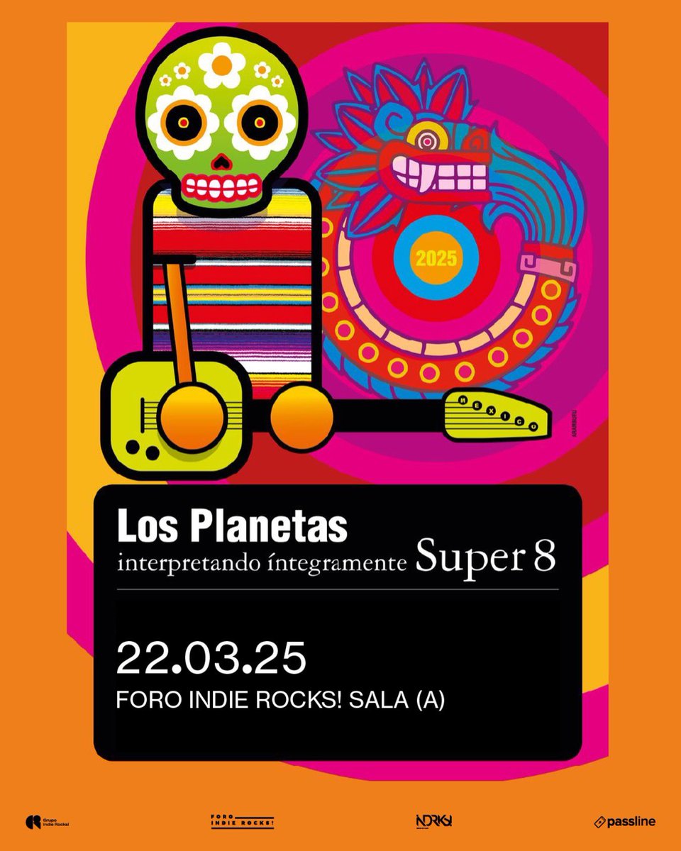nolimits_mx's tweet photo. 🚨 BOLETOS GRATIS 🚨

Nos llegaron una pases DOBLES para que vayan este sábado 22 de marzo al Foro Indie Rocks! (@ForoIndierocks) a ver a Los Planetas (@LosPlanetasGr) y puedan escuchar "Súper 8" de manera íntegra. 😮‍💨✨

RT para que más gente se una cuando salga la promo.  🔥 https://t.co/BfQir3ff2w