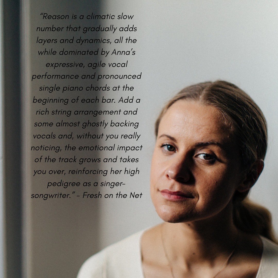 Anna Pancaldi (@annapancaldi) on Twitter photo The kindest words, thank you so much <a href="/freshnet/">Fresh On The Net</a> ♥️
“…without you really noticing, the emotional impact of the track grows and takes you over, reinforcing her high pedigree as a singer-songwriter…”
🎧Listen via the link below:
ffm.to/reasonannapanc… The kindest words, thank you so much <a href="/freshnet/">Fresh On The Net</a> ♥️
“…without you really noticing, the emotional impact of the track grows and takes you over, reinforcing her high pedigree as a singer-songwriter…”
🎧Listen via the link below:
ffm.to/reasonannapanc…