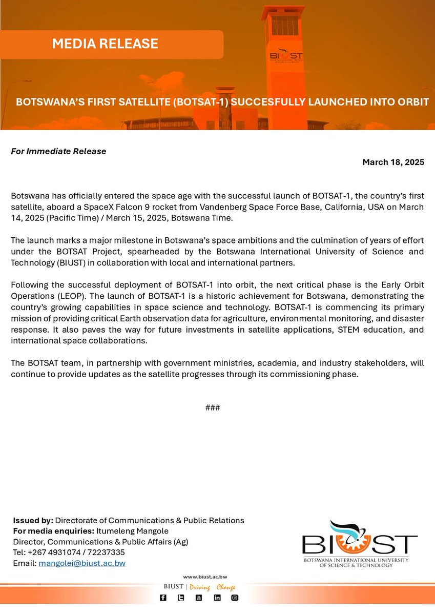 Botswana Government tweet media