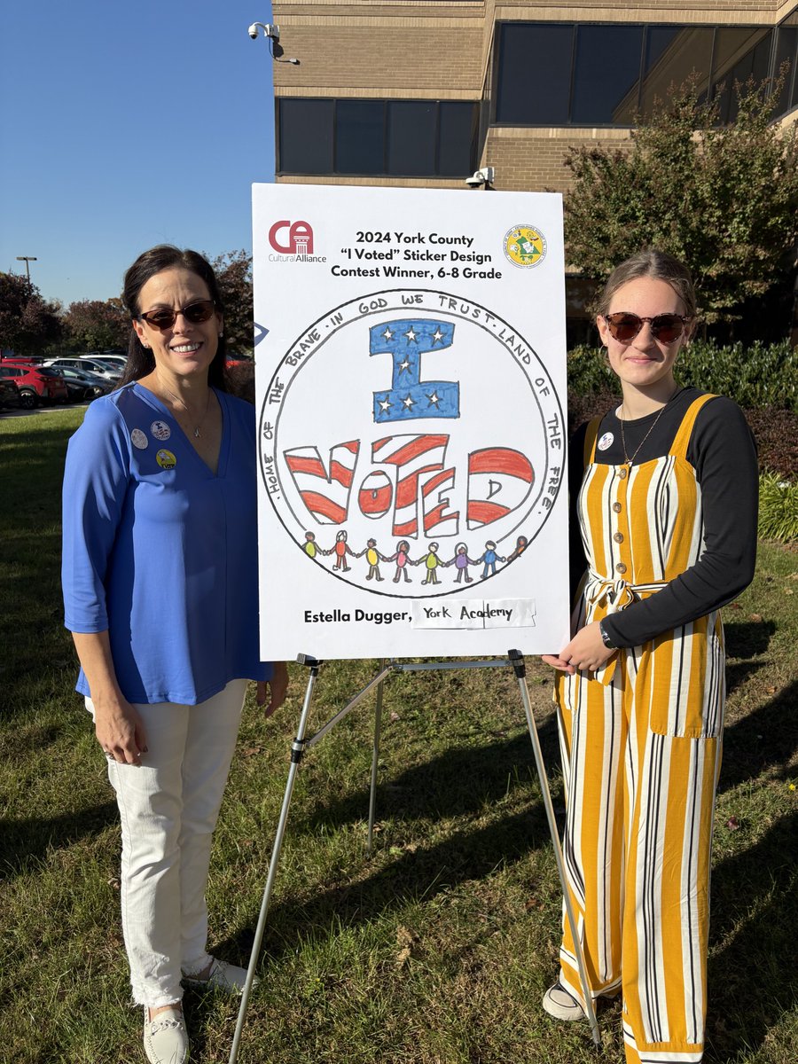 ‘I Voted’ Sticker Design Contest Launches for York County Students

YORK, Pa. –  For the second consecutive year, York County students have an opportunity to leave their creative mark on the county’s upcoming elections. Read more: facebook.com/photo?fbid=106…
