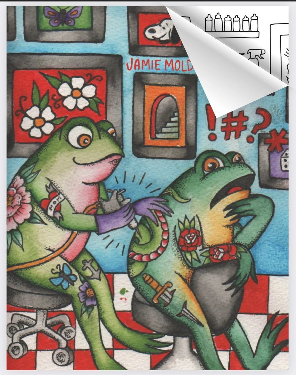 JamieMolden's tweet photo. Big news for frog girls - Frogs! A coloring book :-) 18 frog themed coloring pages. preorders open now through Saturday the 22nd. Thank you for looking 🐸✨ https://t.co/vwmtWXT9UE