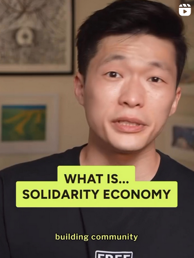 _artcoop's tweet photo. This is a powerful explainer: “What is the solidarity economy?” Thank  you for making it, The Conscious Citizens. We must resist and** we must  build. Find your role!

Full video: https://t.co/alUjk2W1za

Plug in with networks: @NewEconomics @USFWC @solidarityeco @TheSELC https://t.co/JX1O9FLLet