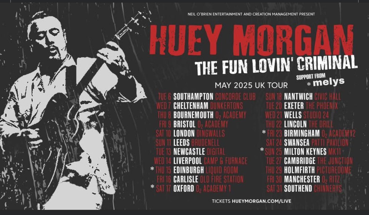Gary Husband ๐พ๐พ (@garyhusband) on Twitter photo Canโt quite believe Iโm sharing this but here we areโฆ. <a href="/melysmusic/">Melys official</a> are going to be supporting <a href="/OfficialHuey/">Huey</a> for some of his tour dates in May. To say Iโm excited to be playing is something of an understatement! Canโt quite believe Iโm sharing this but here we areโฆ. <a href="/melysmusic/">Melys official</a> are going to be supporting <a href="/OfficialHuey/">Huey</a> for some of his tour dates in May. To say Iโm excited to be playing is something of an understatement!