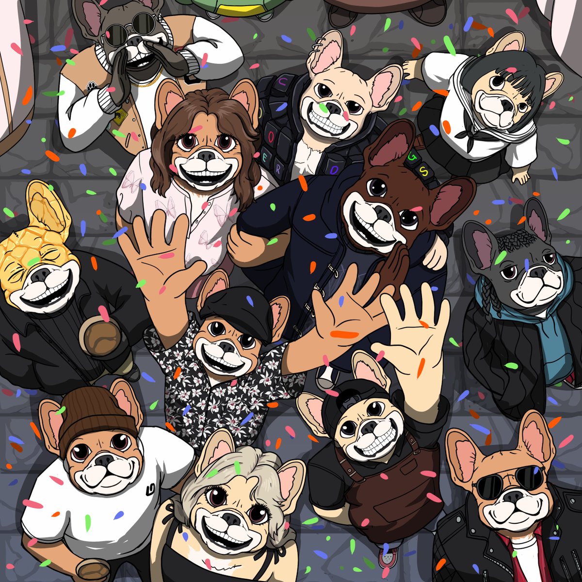 UnderdogsCity's tweet image. Time to celebrate.

Time to unite.

Let&apos;s start this party together.

Collabs are open from TONIGHT!

underdogs.city/collab