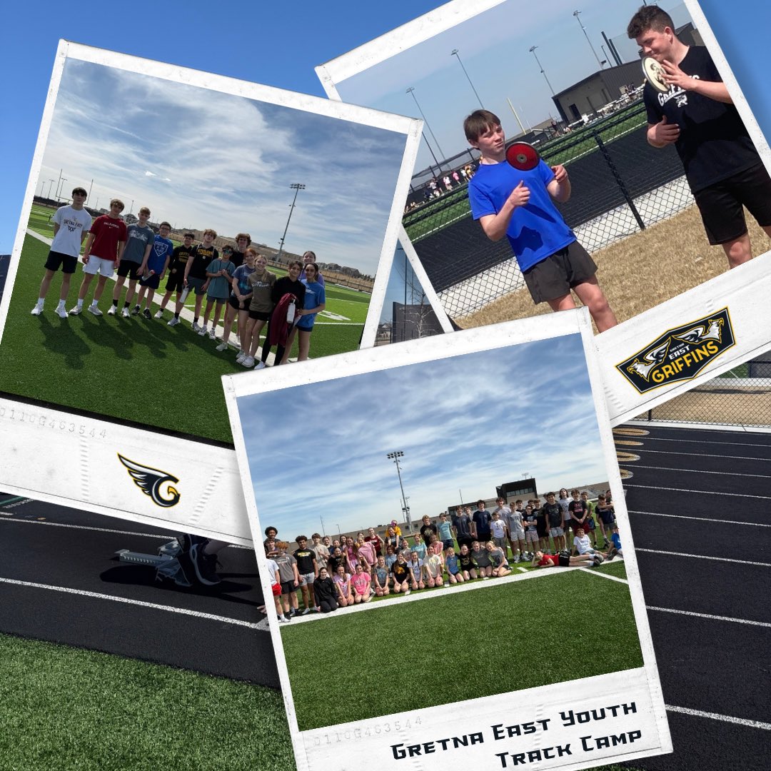 A great two days of youth track camp!☀️

A big thanks to all the athletes who came out &amp; worked hard with us!💪

#GETF #ItsAGreatDayToBeAGriffin