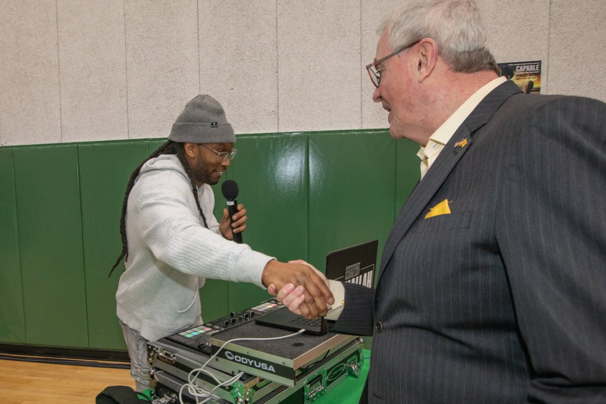 Thank you <a href="/ArtistHBTL/">ABOOGIEWITDAHOODIE</a> and <a href="/DjWallah/">DJ WALLAH</a> of <a href="/HOT97/">HOT 97</a> for joining us today to get these students exited to vote for the first time!

We must do everything we can to provide young people a voice in decisions that directly impact their lives.