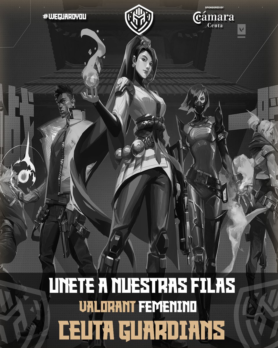 Bokudan (@bokudan_) on Twitter photo Desde <a href="/CeutaGuardians/">𝘾𝙀𝙐𝙏𝘼 𝙂𝙐𝘼𝙍𝘿𝙄𝘼𝙉𝙎</a> estamos buscando JUGADORAS de Valorant.
Requisitos:
📈 Diamante 3+
⏰ Horario de Tarde y Fines de Semana
🤙 Buena actitud
🧳 Posibilidad de desplazamiento
Si cumples los requisitos:
forms.gle/ZyykwvzQ4GQLB8…
#LFT #Valorant #Jugadoras Desde <a href="/CeutaGuardians/">𝘾𝙀𝙐𝙏𝘼 𝙂𝙐𝘼𝙍𝘿𝙄𝘼𝙉𝙎</a> estamos buscando JUGADORAS de Valorant.
Requisitos:
📈 Diamante 3+
⏰ Horario de Tarde y Fines de Semana
🤙 Buena actitud
🧳 Posibilidad de desplazamiento
Si cumples los requisitos:
forms.gle/ZyykwvzQ4GQLB8…
#LFT #Valorant #Jugadoras