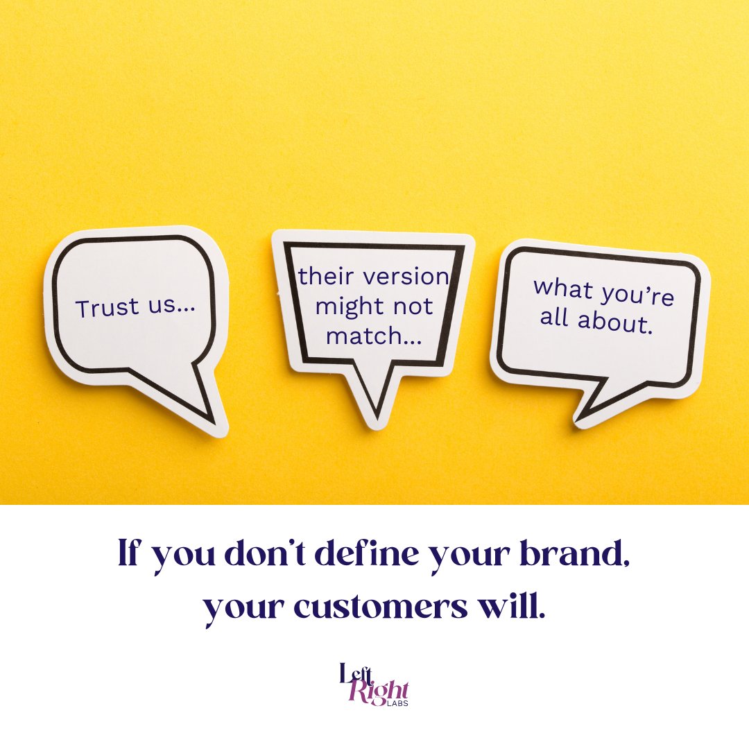 LeftRightLabs's tweet image. 💡 Did you know?
If you don’t define your brand, your customers will. And trust us, their version might not match what you’re all about.

Take the Unstoppable Brand Quiz and see if your brand is well aligned—or missing the mark.
👉 Take the Quiz Now leftrightlabs.com/unstoppable-qu…