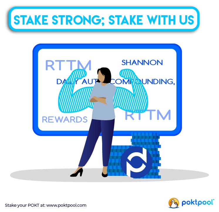 poktpool's tweet photo. Your $POKT deserves the best, and that's #poktpool! Enjoy the benefits of fractional staking, and be confident your will get a user-friendly experience, with the strong pool  leader in the ecosystem! #FractionalStaking #poktpoolAdvantage https://t.co/cAxQP6f4IV