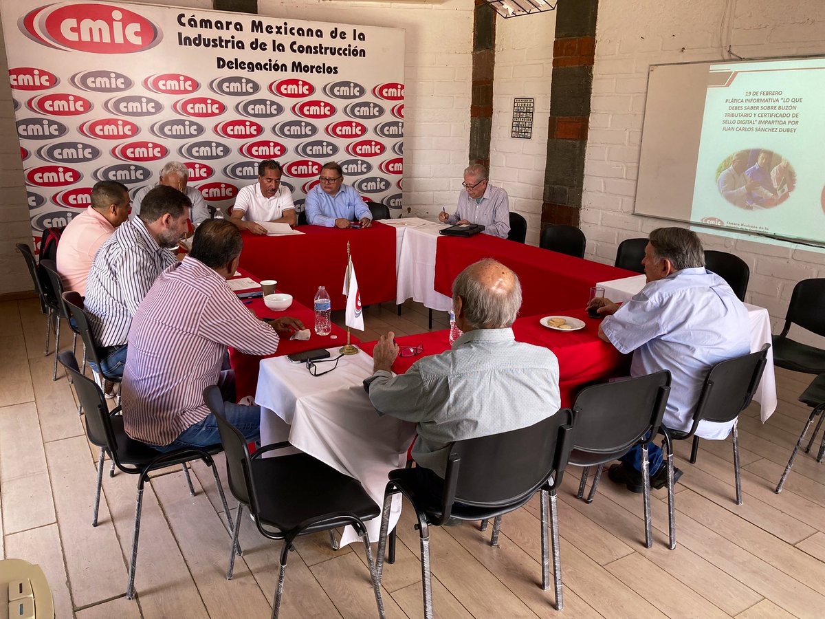 Empezamos la semana con reunión de Comité Directivo 2025-2026 en la CMIC Delegación Morelos 

Durante estas reuniones se establecen estrategias y objetivos clave para continuar fortaleciendo al sector de la construcción en el estado.

#CMIC2025 #CMIC