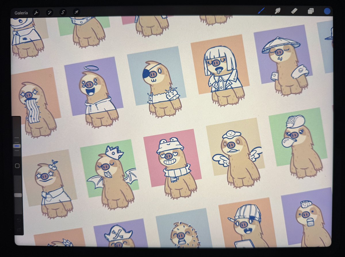 Pequelord's tweet photo. Being a Founder & Artist in Web3 is Special. 🎨🦥✨

Creating Sloooths has been an incredible journey—not just as a founder, but also as the artist behind every trait in the collection. 💛🍃

Bringing ideas to life, managing a community, and shaping something meaningful—it’s a wild ride, but I wouldn’t have it any other way. 🚀

Here’s a look at some of my early sketches that became part of Sloooths. From concept to reality, every detail has a story.

Drop your🦥🎨 if you love the creative process as much as I do!